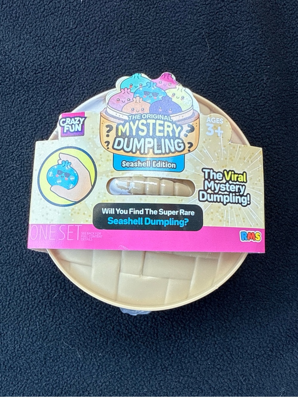 The Original Mystery Dumpling Seashell Edition Toy - Beige & Pink Packaging